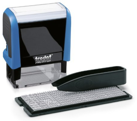 trodat Textstempelautomat Typo Printy Set 4911, 3 Zeilen