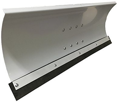 Universal Schneeschild Schneepflug Grau pulverbeschichtet/Abmessungen 100 x 40cm / für Rasentraktor oder Einachsermaschinen / 5-Fach verstellbar