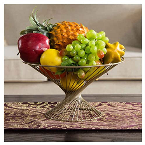 Fruit Basket Fruit Bowl for Kitchen Fruit Basket, Extra-Large Fruit Bowl For Kitchen, Wire Fruit Baskets For Dining Table, Fruit Bowls For Living Room, Pantry, Kitchen (Color : C)