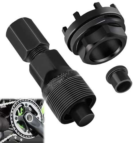 BEASAFY Fahrrad Kurbelabzieher, Lockring Tool, 43 mm Tretlager Werkzeug, Schwarz Kurbelabzieher Fahrrad, Kurbel Entferner für Mountainbikes Kinderfahrräder Rennradfahren