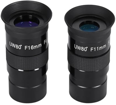 Teleskop okular multi grön belagd 1,25 tum 80 grader ultra vidvinkel 11 mm 16 mm för astronomiskt teleskop monokulärt OSL-220 (11 mm 16 mm)