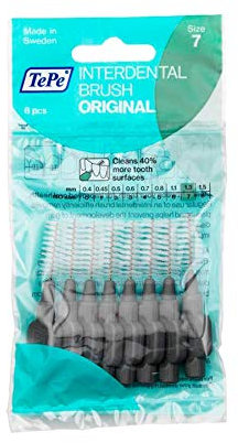 TePe Interdentalbürsten Original grau, 1.3 mm, 8 Stück