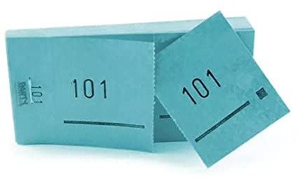 PARTY DISCOUNT ® Doppelnummern-Block 1000 Abrisse Nr 1001-2000 blau