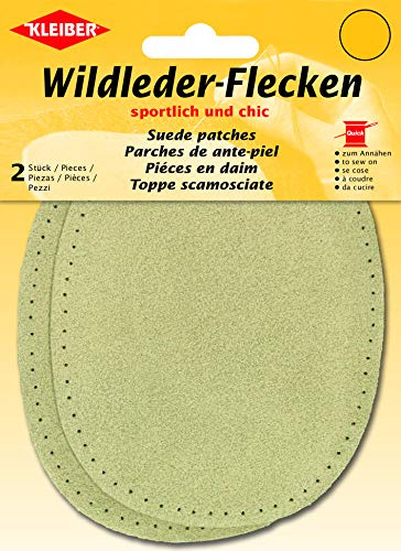 Kleiber + Co.GmbH Wildlederflecken Klein, Beige, ca. 12,5 cm x 10 cm, 855-05