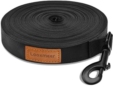 Schleppleine für Hunde, 3m 5m 7m 10m 15m 20m 25m 30m Schleppleine mit Robusterem Karabiner, Hundeleine für Große bis Kleine Hunde, Laufleine für Spaziergang, Übungsleine, Reißfeste Trainingsleine