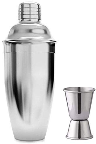 26 once 750ml, Agitatori per Cocktail con misurini da 15/30 ml Miscelatore per cocktail in Acciaio inossidabile per kit cocktail shaker per vino da bar