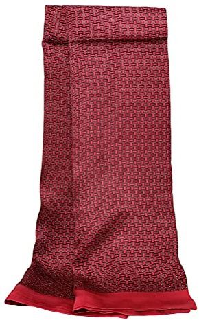 UK_Stone Halstuch Herren 100% Seide Schal Vintage Pattern Seidenschal Herrenschal,