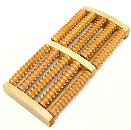 Wooden Foot Feet Roller Wood Care Massage Reflexology Relax Relief Massager Spa