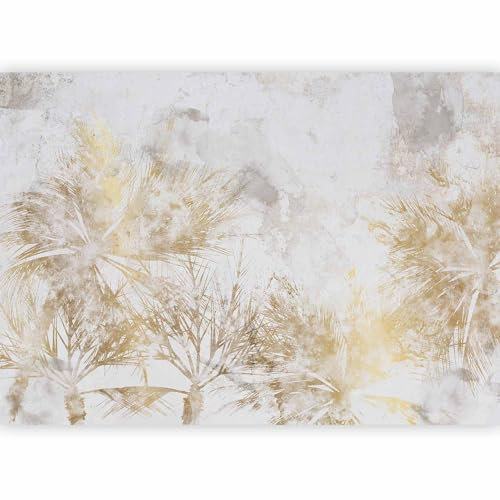 murando PREMIUM Carta da parati Palme 400x280 cm Fotomurali in TNT Murale alla moda Decorazione da Muro XXL Poster Gigante Design Carta per Pareti Soggiorno Foglie Giungla grigio b-A-10175-a-a