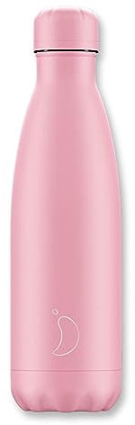 Chilly's Trinkflasche Originals aus Edelstahl in der Farbe Pastel Pink mit einem Volumen von 500 ml, B500PAAPN