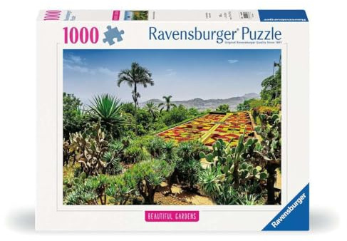 Ravensburger Puzzle 12000853 - Beautiful Gardens, Botanischer Garten, Madeira - 1000 Teile Puzzle für Erwachsene und Kinder ab 14 Jahren, Puzzle mit Garten und Pflanzen Motiv