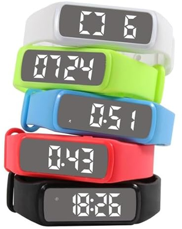 Generico Orologio PEDOMETRO CONTAPASSI Conta Time Calorie Passi Distanza 3D