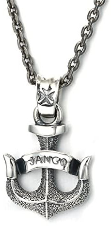Halskette Herren, Anker-Anhänger aus S925-Sterlingsilber für Herren, Vintage-Mode-Anker-Anhänger-Halskette, Silber, einzelner Anhänger