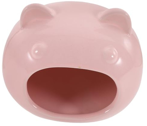 BELLIFFY Keramisches Hamsterversteck Für Kleine Tiere Komfortables Schlafhaus Für Hamster Meerschweinchen Und Ratten Kühlendes Nistplatz Für Idealen Rückzugsort