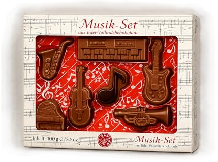 Musikinstrumente aus Schokolade I Musik-Set