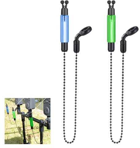 LFCFBH 2 PCS Bobbins Carp Fishing, Light Bite Indicators fo Carp Fishing, Bite Alarm Bobbins for Night