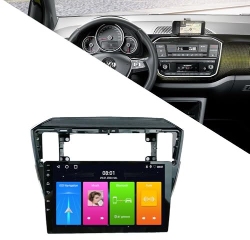 9 Zoll GPS Navi Navigationsgerät für Auto PKW LKW mit Europa UK 52 Offline Karten,Wireless Carplay & Android Auto Autoradio 2GB+32GB(Modell A)