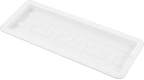 Moldes para Pavimentación Caseros de Plástico Blanco Reutilizable 1piezas | Molde para Hacer Pasarelas Caseras, Molde para Baldosas de Cemento, Diseños Antiguos para Exterior