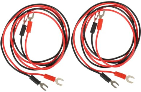 U-förmiges Testverbindungskabel 4 Stück für Plattenspieler, Kupfer | Pvc Isolierung, Einfach Anzuschließen, lang Genug für Messungen, Stoppt Brummen und Lässt Sich Platzsparend Verstauen