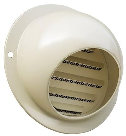 Griglia di Ventilazione a Sfera da Parete in Acciaio Inossidabile da 100 150 200 mm, Rete Antipioggia Antivento per Cucina, Bagno, Soggiorno(4 INCH/100 MM)