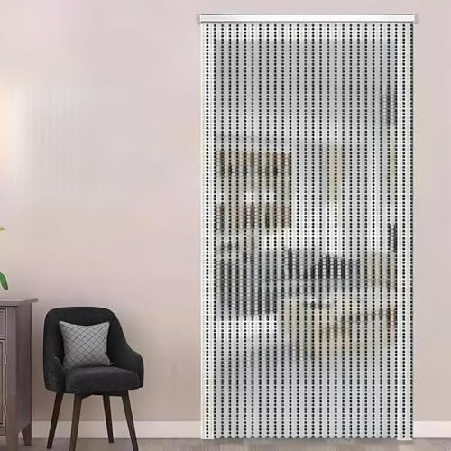 Elegante Tenda di Perline con Perline di Cristallo Acrilico per Finestre, Porte E Divisori di Ambienti - Elegante Complemento Darredo per Soggiorno, 120x200cm(40 Stränge)
