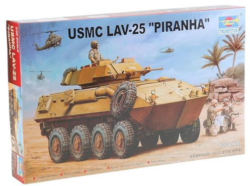 Trumpeter 00349 modellbyggsats USMC LAV-25 tum Piranha 2 tum