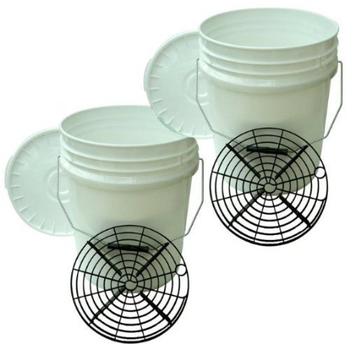 Monza Swirl Free Paint Professional Car Wash Twin Bucket Kit
