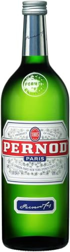 Pernod – Edler Kräuterlikör mit Sternanis und erfrischendem Kräuteraroma – Spirituose mit universeller Mixbarkeit – 1 x 1 l