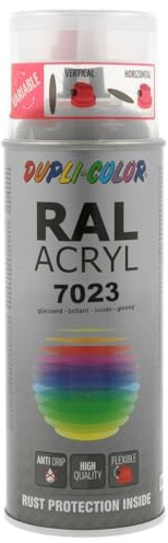 Dupli-Color 384332 RAL-Acryl-Spray 7023, 400 ml, Betongrau Glanz