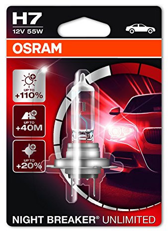 OSRAM 64210NBU-01B Glühlampe Night Breaker Unlimited Blister H7