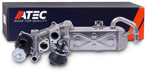 ATEC Germany 1x valvola EGR elettrica incl. guarnizione incl. raffreddatore EGR ricircolo dei gas di scarico