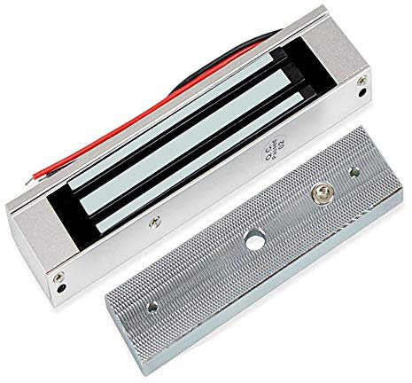 YAVIS Serratura Magnetica Elettromagnetica Porta Singola 180KG (350 LB) DC 12V Fail safe NC Serratura Elettrica Forza di Tenuta per Controllo di Acesso