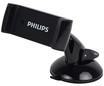 PHILIPS DLK2411SB/97 - Handyhalterung Auto - Für Smartphone, GPS, Phablet - Schwarz