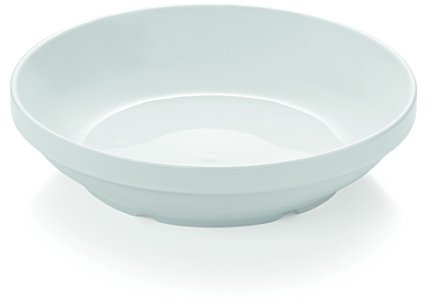 Kadida Schalen aus Porzellan -Serie HH- für Systemgastronomie, Krankenhäusern, Kantinen, Senioren- und Pflegeeinrichtungen (Abmessung: Ø21cm, Höhe: 5cm, Inhalt: 1000ml)