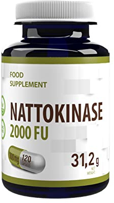 Hepatica Nattokinase | 100 mg | 20.000 FU/g hochdosiert | Herz, Kreislauf & Durchblutung | 120 vegane Kapseln | Einzelwirkstoff | GMP & Laborgeprüft