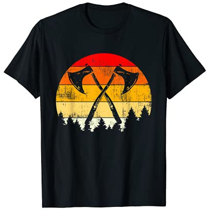 Vintage Viking Axe - Hatchet Throwing - Nordic Mythology T-Shirt
