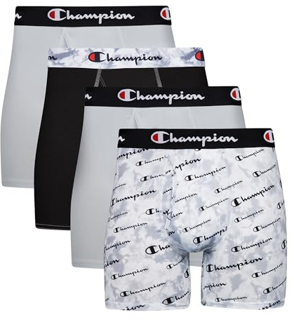 Champion Men's Everyday Active Lightweight Boxer Briefs w/Fly