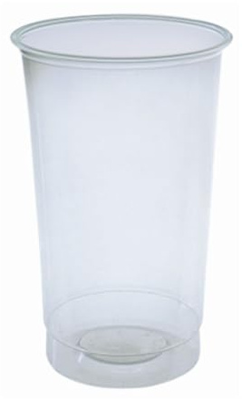 DOT Horeca Solutions 150 Bicchieri TUMBLER 350 ML trasparenti usa e getta bicchiere plastica riciclabili per bevande birra succhi di frutta cocktail acqua feste bar lidi discoteche monouso