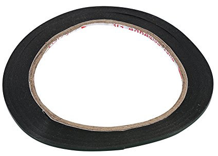 ANKROYU Ruban en mousse, rouleau de ruban en mousse auto-adhésif double face en mousse de polyéthylène, ruban en mousse double face de 10 m de longueur et 2 mm de largeur pour le