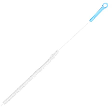 Operitacx Limpiador de Desagüe Flexible para Fregadero y Baño, Cepillo de Drenaje Abs Azul, Retira Pelos y Restos de Comida
