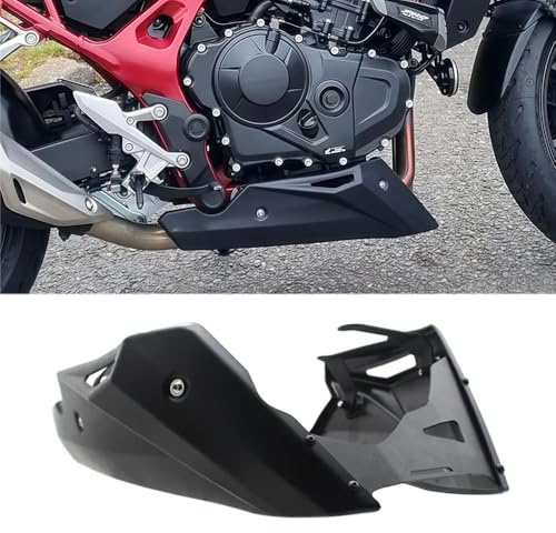 Motorcycle CB750 Bellypan Belly Pan Lower Panel Spoiler Fairing Cowl Cover Body Frame Kit Engine Guard Chassis Bumper Protection for CB750 CB 750 cb750 Hornet 2023 2024 2025 （Black）
