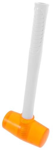 UKCOCO Mazo de Goma Transparente 400 G sin Olor, Martillo de Goma Antichoque para Instalación de Suelos, Herramienta de Mazo Blando para Bricolaje y Montaje de Muebles
