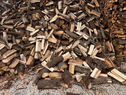 Legna da Ardere di Quercia Stagionata per Camino Stufa e Barbecue,10 kg Essiccata