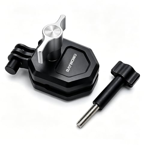 RAYWOWO Pince de Pare-Brise de Moto pour caméra d'action, Support Universel