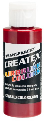 Createx Farbe, 60 ml transparent tief rot