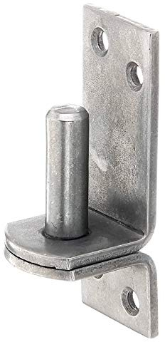 Alberts 318215 Kloben auf Platte | in den Ausführungen mit DI oder DII-Haken | Edelstahl | Dornmaß Ø13 mm | Platte 100 x 35 mm