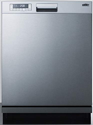 Summit Appliance 24 in. Stainless Steel Front Control Smart Dishwasher Digital 120-VOLT W