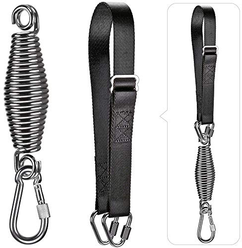 Dolibest Boxsack Aufhängung Gurt Balkenhalterung Befestigung Seil | Verstellbar 55-100cm,Sandsack Verlängerung Seil Baum Balkenbefestigung Schlaufe Bandschlinge Derhbar