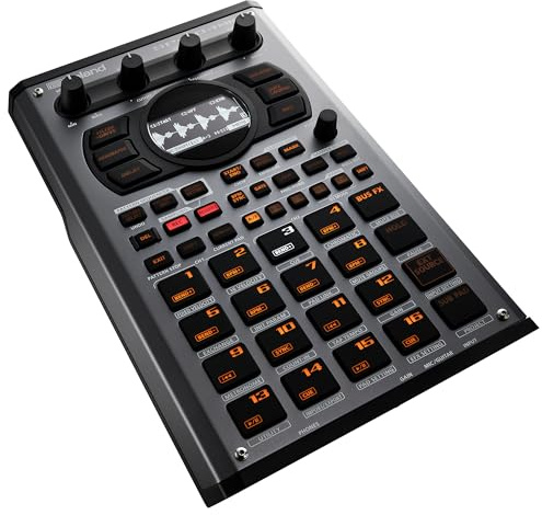 Roland SP-404MKII Sampler y procesador de efectos creativo | El mítico creador de beats SP-404 con mejoras de lujo | Proceso rápido | 16 GB de almacenamiento interno | Polifonía de 32 voces