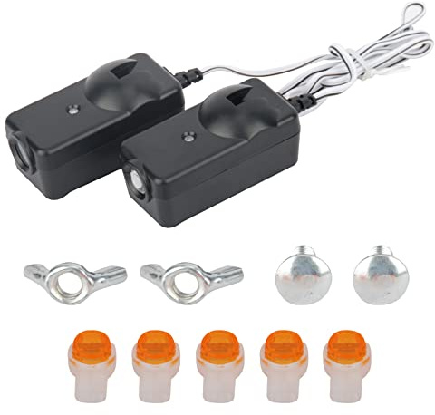 neGas 41A5034 Sensor de Seguridad Ojos de Haz, Compatible con Liftmaster Sears Chamberlain Craftsman Master Mechanic & Wayne Dalton abridor de Puerta de Garaje con reemplazo de Sensor de Seguridad